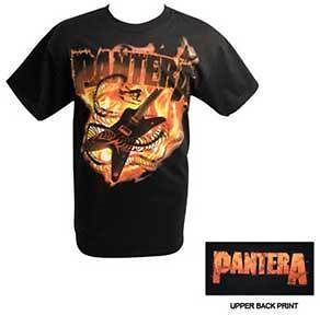 Pantera Guitar Snake T Shirt PNA2008 Sm XXL