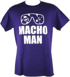 Macho Man Randy Savage Purple Sunglasses T shirt