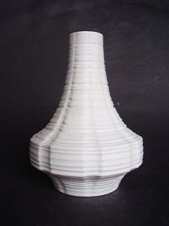 60s matt white ufo vase by Heinrich, Germany