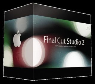 Apple Final Cut Studio 2 Upgrade from Final Cut Pro MA887Z/A HD (BNIB)