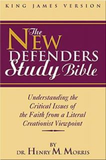 KJV New Defenders Study Bible by Henry Morris 2006, Hardcover