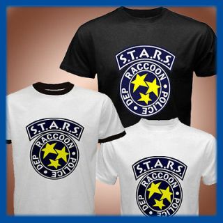 New RPD STARS Raccoon Police Resident Evil Umbrella T Shirt Tee S M L 