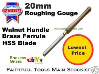 20mm Roughing Gouge ideal for Myford wood turning Lathe