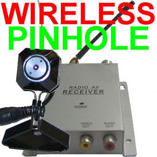 Newly listed HIDDEN Wireless Camera COLOR Pinhole Nanny Spy cam NEW