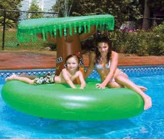 Rainforest Island Lounger Pool Inflatable for Kids Extra Large with 
