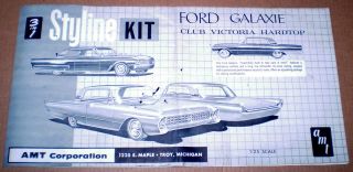 AMT FORD GALAXIE 1961 VINTAGE 60s KIT 1/25 STYLE PROMO CAR