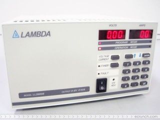 LAMBDA LLS8008 PROGRAMMABLE DC POWER SUPPLY 8 VOLTS @ 50 AMPS LLS 8008