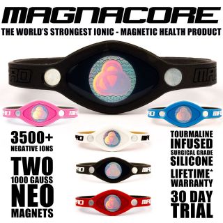 MAGNACORE Magnetic Infinity Pro Ionic Power Band 1000 Gauss Magnets 