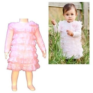   Biscotti Infant Portrait in Lace Boutique Dress (By Kate Mack) 9M 2T