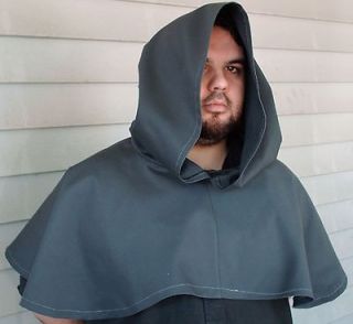 Dark Grey HOOD MEDIEVAL  Clothes Make the Medieval Man   Faire 