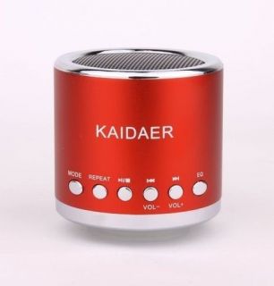    Player and Miniature Speaker for IPod IPhone Micro TF KD MN02 Red