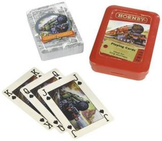 Hornby Classic Steam Train Playing Card Set In Sealed Tin   New 