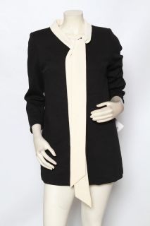 SMYTHE Les Vestes Black Wool Designer Jacket Coat sz 10 NWT $1,395