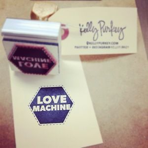 kelly purkey rubber stamp love machine stamptember 
