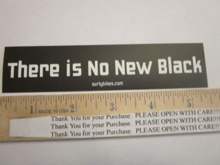 SURLY There is no New Black SS ONE MOUNTAIN BIKE BICYCLE FRAME STICKER 