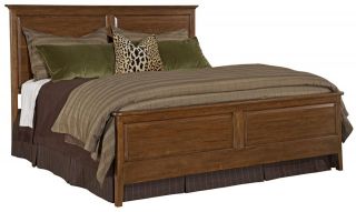 new kincaid cherry park queen panel bed solid wood time