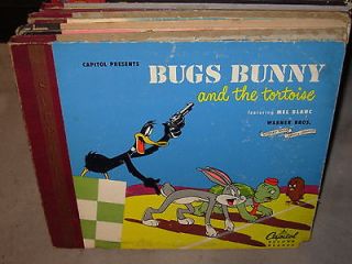 MEL BLANC bugs bunny & tortoise   booklet   2 x 78  