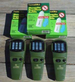 ThermaCELL 3 Mosquito Repellent Appliances w 3 Value Pk