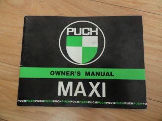1978 1979 1980 puch maxi moped owner s manual time