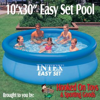 Intex 10 ft x 30 in Round Easy Set Above Ground Swimming Pool #56920