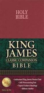 King James Classic Companion Bible by Thomas Nelson 2003, Hardcover 