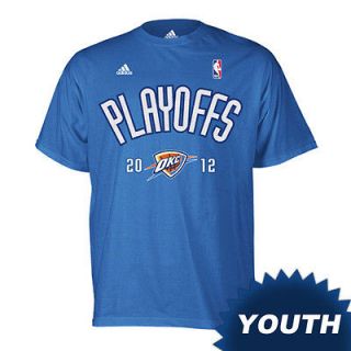 NEW NBA Finals Playoffs Oklahoma City Thunder Roster & Trophy Youth T 