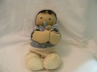 Jan Shackelford Doll 1991 Baby with bunny rabbit