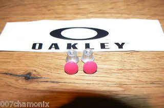 New Oakley Jawbone/Racing Jacket/Split Jacket Pink Thru Bolt Set