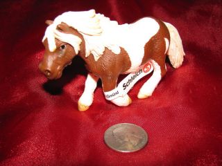 brown white paint Shetland Pony 13662S Schleich statue figurine 