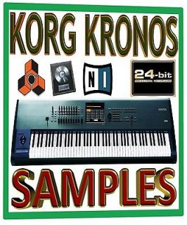 KORG KRONOS 24 BIT samples for REASON / KONTAKT / LOGIC apple refills