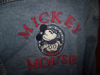 mickey mouse denim jacket in Clothing, 