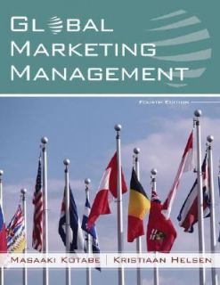 Global Marketing Management by Kristiaan Helsen and Masaaki Kotabe 