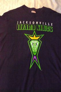 Jacksonville Lizard Kings Cold Blooded Hockey Tee Shirt ECHL Minor 