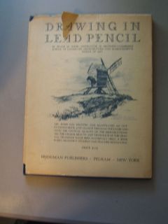 Drawing in Lead Pencil by Frank M. Rines Signed HC/DJ (1929)
