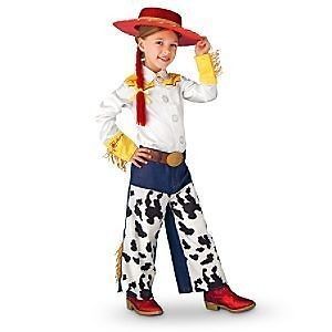TOY STORY JESSIE COWGIRL COSTUME 5/6 WITH HAT & BRAID NEW DISNEY STORE 