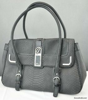 new guess handbag ladies socialite bag black
