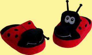 Lucky Ladybug   Pop Up Pals Kids Animal Slippers That Comes To Life