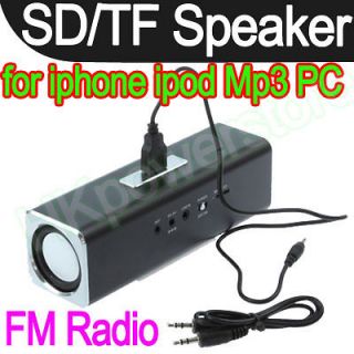   SD/TF Music Angel FM Radio Player Mini Speaker for iPhone4 iPod MP3 PC