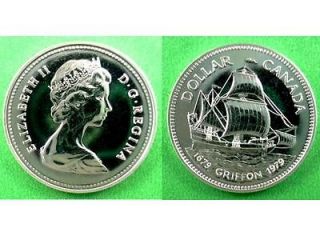 1979 Canada Silver Griffon Tricentennial Commemorative Dollar 