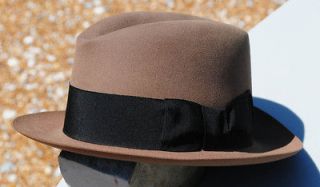 Authentic True Vintage Brooks Brothers Fedora Top Hat in Original Box 