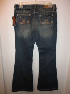   Seven 7 Distressed Flare Jeans Destroyed Look 14 plus Lane Bryant $99