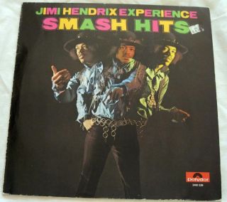 1969 RECORD ALBUM LP JIMI HENDRIX EXPERIENCE SMASH HITS REPRISE MSK 