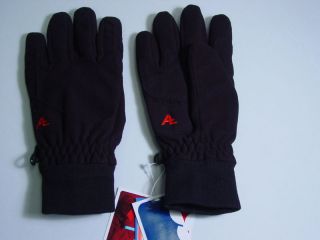New Reusch Dramundan Stormbloxx Fleece Ski Gloves 8.5 Medium Black 