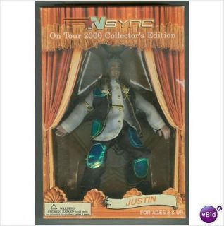 nsync justin timberlake 2000 collector s doll new in box