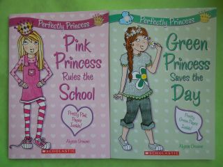 PERFECTLY PRINCESS LOT   PINK AND GREEN WITH PRETTY PAGES   BRAND NEW 