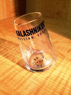 KALASHNIKOV NAVY SHOT GLASS AND ORIGINAL VODKA POSTER 24X18 EXTRA RARE 