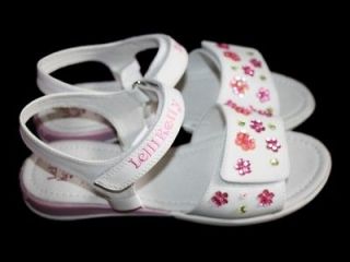New Big Girl Lelli Kelly Flowery White Summer Sandal Shoe Size Eur 35 