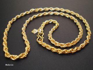 indian 22kt gold plated chain necklace r04 22 long from