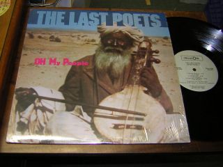 Last Poets 80s JAZZ SOUL RAP LP Oh My People 1984 USA ISSUE