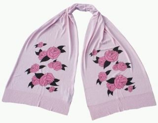 wildfox couture pink flower girl angora sweater scarf location united